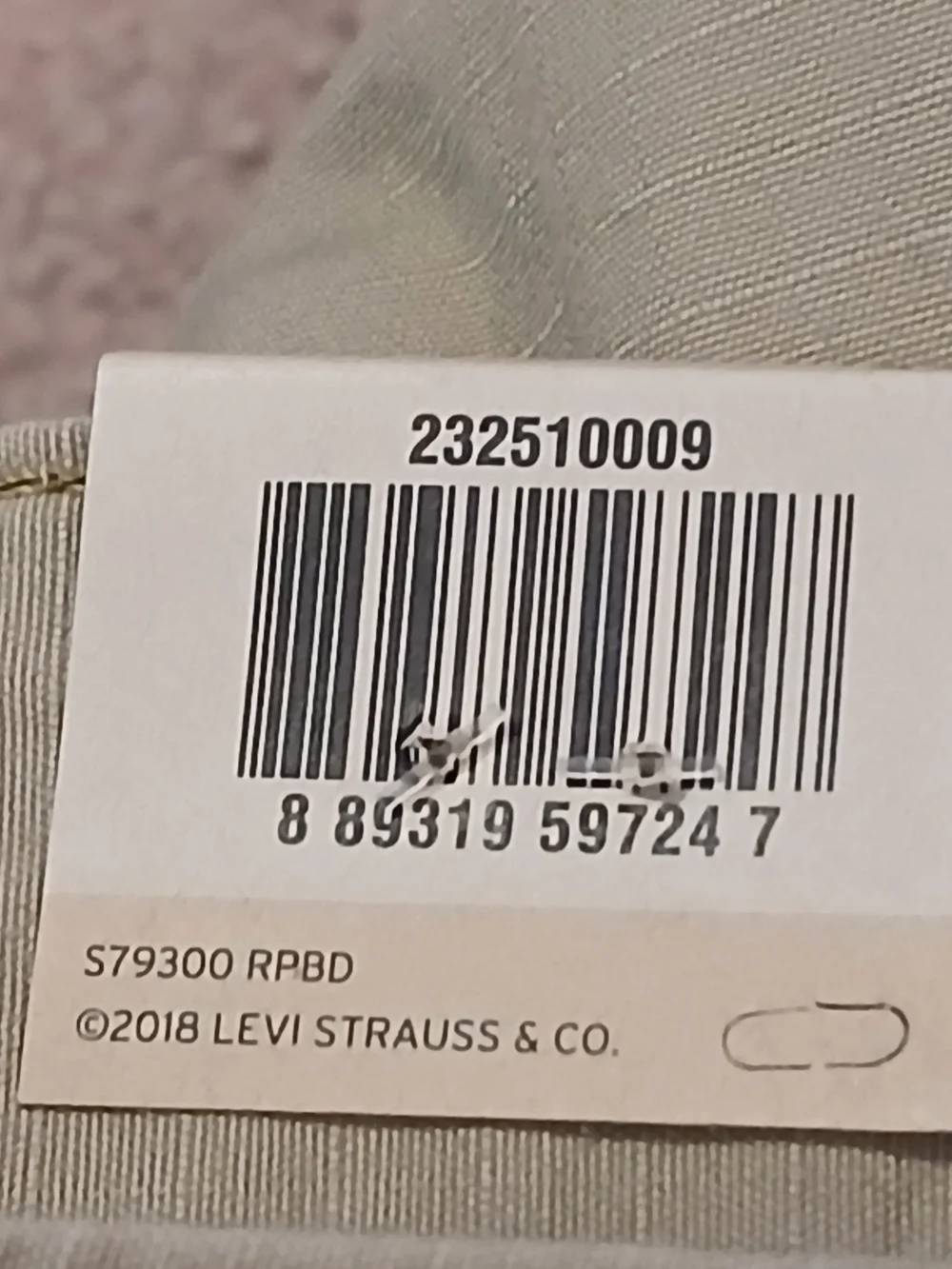 NWT Levi's Men's Cargo Shorts - Tan 34